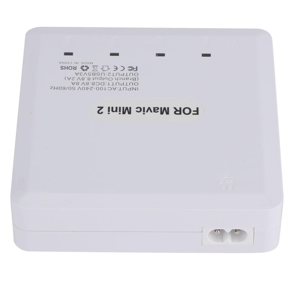 4‑In‑1 Drone Battery Charger USB Port Charging Adapter Device for DJI Mini 2 100‑240VAU Plug
