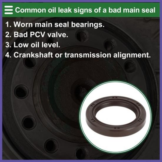 1Pc Engine Front Crankshaft Oil Seal for Mazda Miata No.B7-10-602A Main Seal