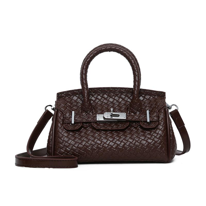 

Женская платиновая сумка Kelly в корейском стиле - Нишевый дизайн, Модная, Роскошная, Кроссбоди, На плечо коричневый