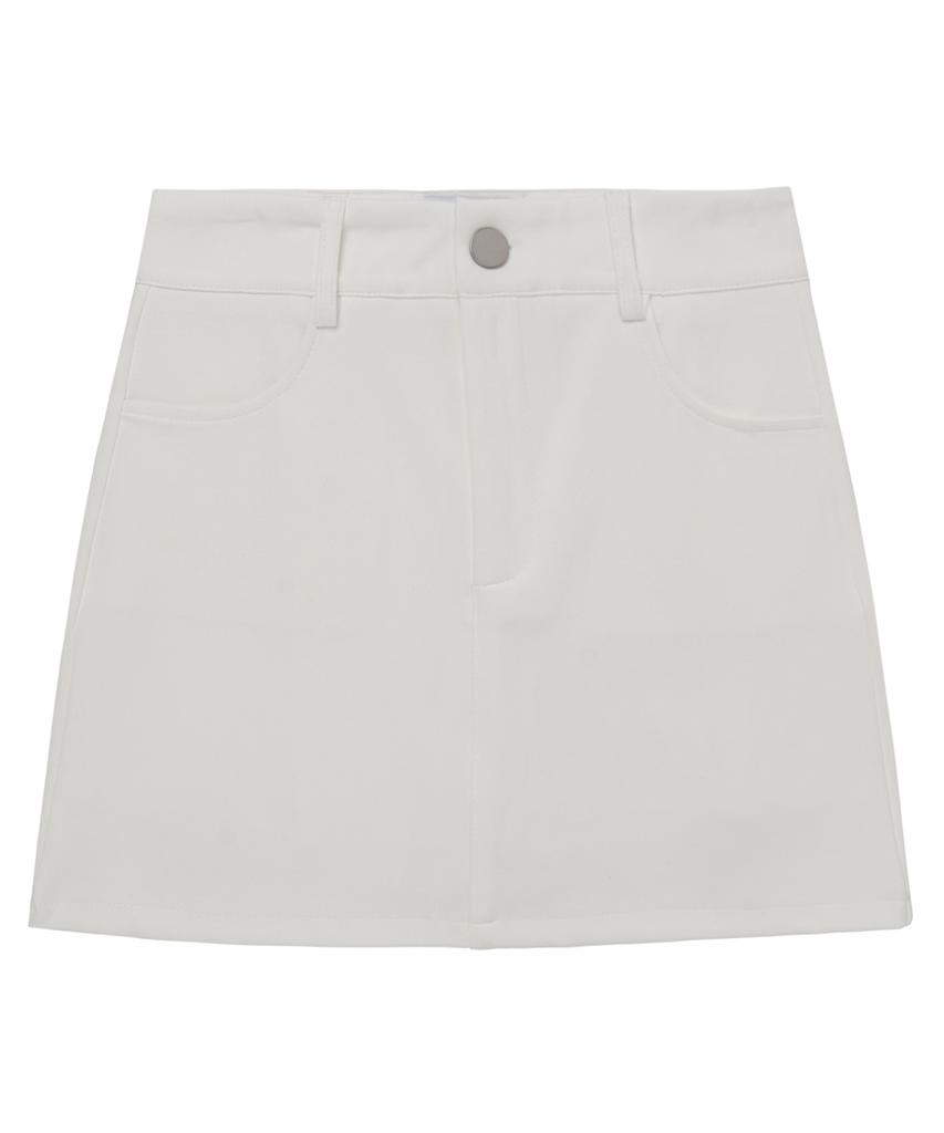 CNVS Soft Mini Skirt_White