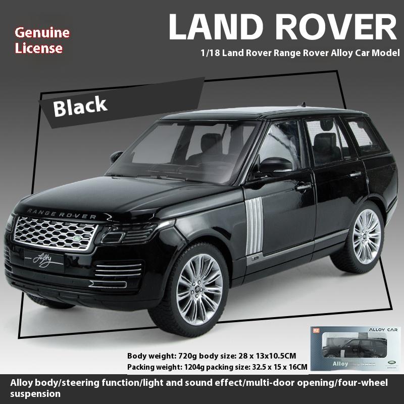 1/18 Land Rover Range Rover SUV Off-road Car Alloy Car Model Children's Boys Toy Car Gift Metal Car Ornaments Decoration