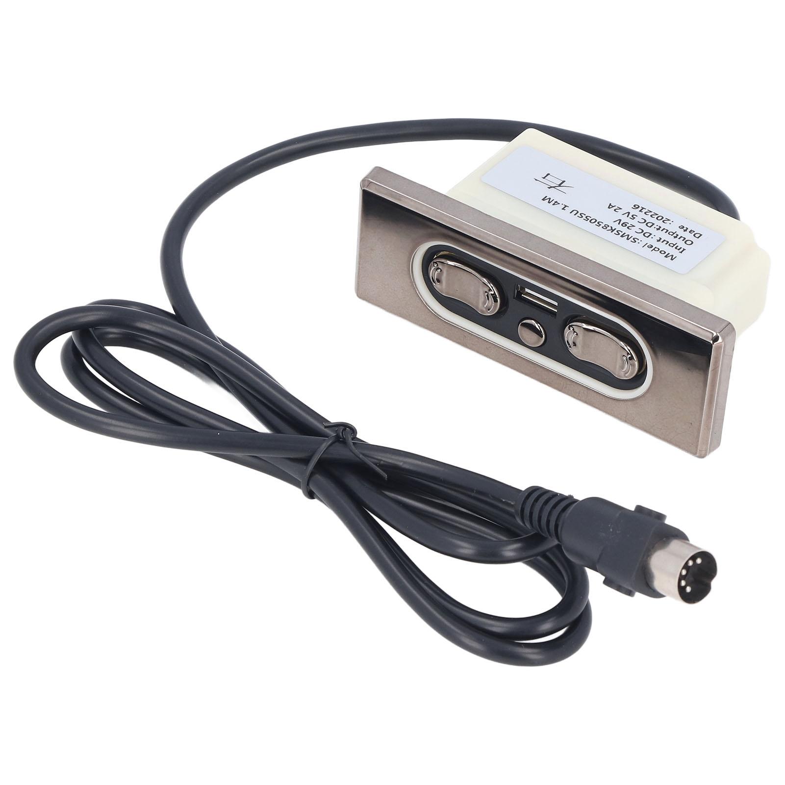 

Recliner Switch Electric Sofa Recliner 5 Buttons Hand Control DC Push Rod Motor Lift Switch 29V