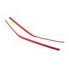 Red Carbon fiber Front Door Upper Side Trim Sticker For Subaru Crosstrek 2024