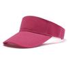 European & American Solid Color Summer Visor Cap - Sun Protection Baseball Sports Hat.