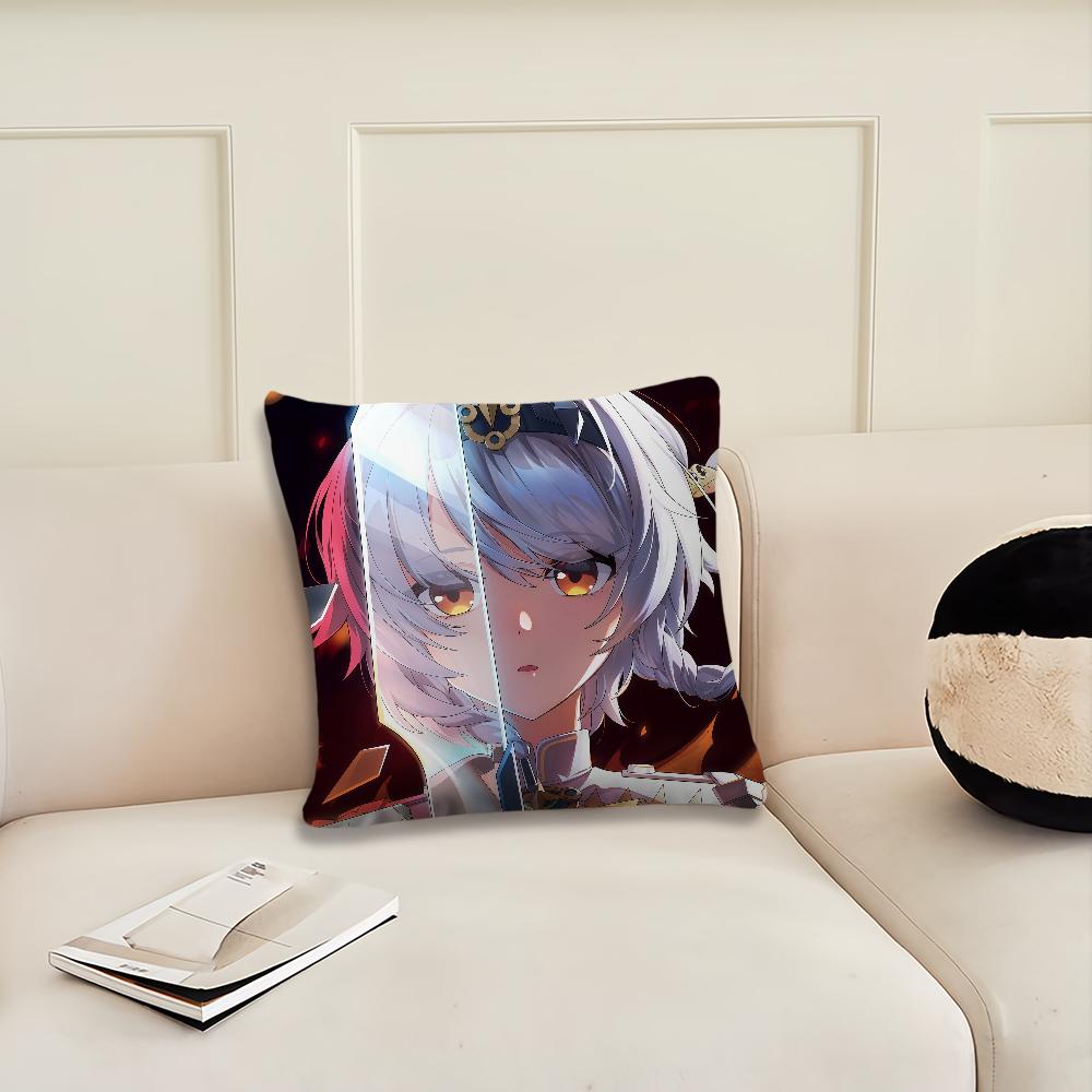 Game Zenless Zone Zero Soldier Anby cushion cover Pillow Cover Decoration Room Home Sofa living Office Car Nordic Simplicity