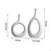 Ceramic Hollow Flower Vases Bud Vase for home and desk Living Room Decoration