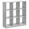 Vidaxl Regał, Szarość Betonu, 102X32X108 Cm, Materiał Drewnopochodny