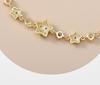 Copper Alloy Star Pull-Out Bracelet: Luxurious, Trendy Women's Jewelry 