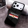 Indonesia Passport Flag Map Phone Case for iPhone 17 16 15 Pro Max Air 14 13 12 11 Plus Shockproof Cover