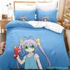 Non Non Biyori Bedding Set Single Twin Full Queen King Size Bed Set Adult Kid Bedroom Duvetcover Sets Anime Parure De Lit Bed