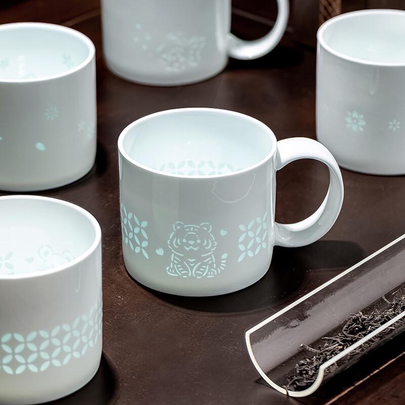 Yuzhuxun Zodiac Ceramic Teacup Coffee Mug