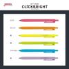 Zebra Highlighter Click Bright 6 Colors WKS30-6C