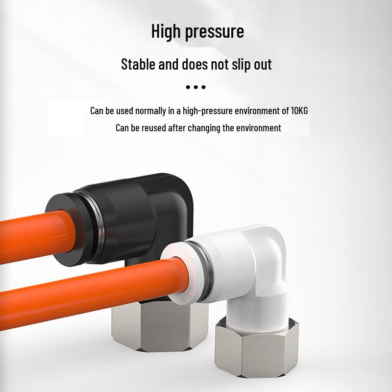 Quick Connect Pneumatic Hose Elbow Fitting with Internal Thread PLF Series (4/6/8/10-01/02/03)