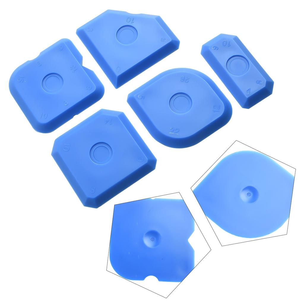 5pcs Silicone Sealant Tool Spreader Finish Kit Caulk Tile Grout Applicator Home Improvement