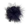 Ostrich Feather Ponytail Claw Clip: Fashionable 8cm Accessory for Autumn/Winter Half-Up Hairstyles, Adds Volume
