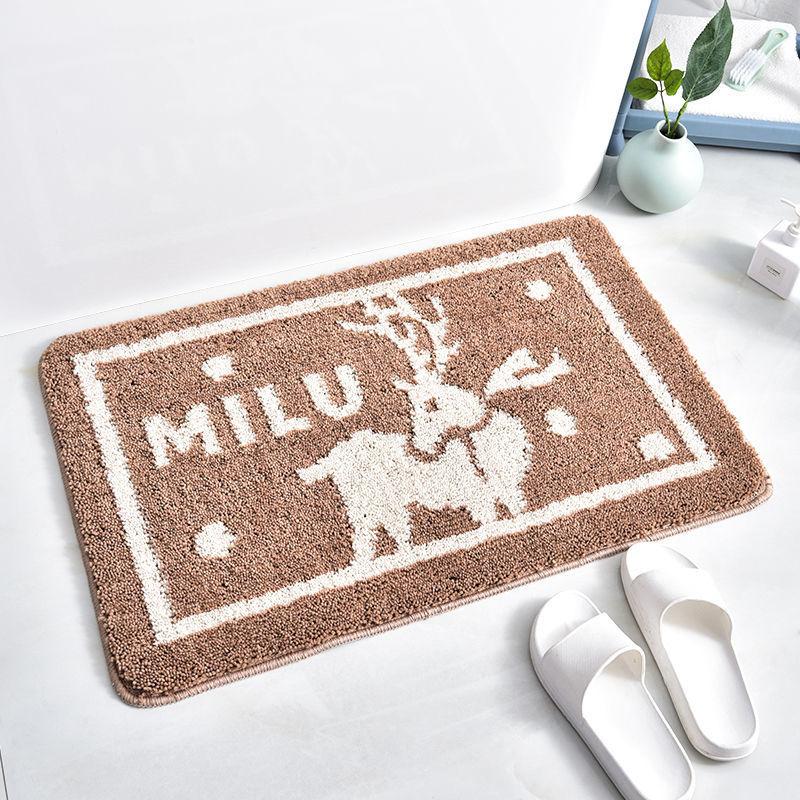 New Non-slip Bath Mats Super Absorbent 40x60cm Bathroom Rugs Soft Modern Household Entrance Door Mat Bathtub Side Hallway Tapis