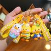 Creative Yellow Duck Keychain: Cute Animal Bag Pendant & Car Ornament
