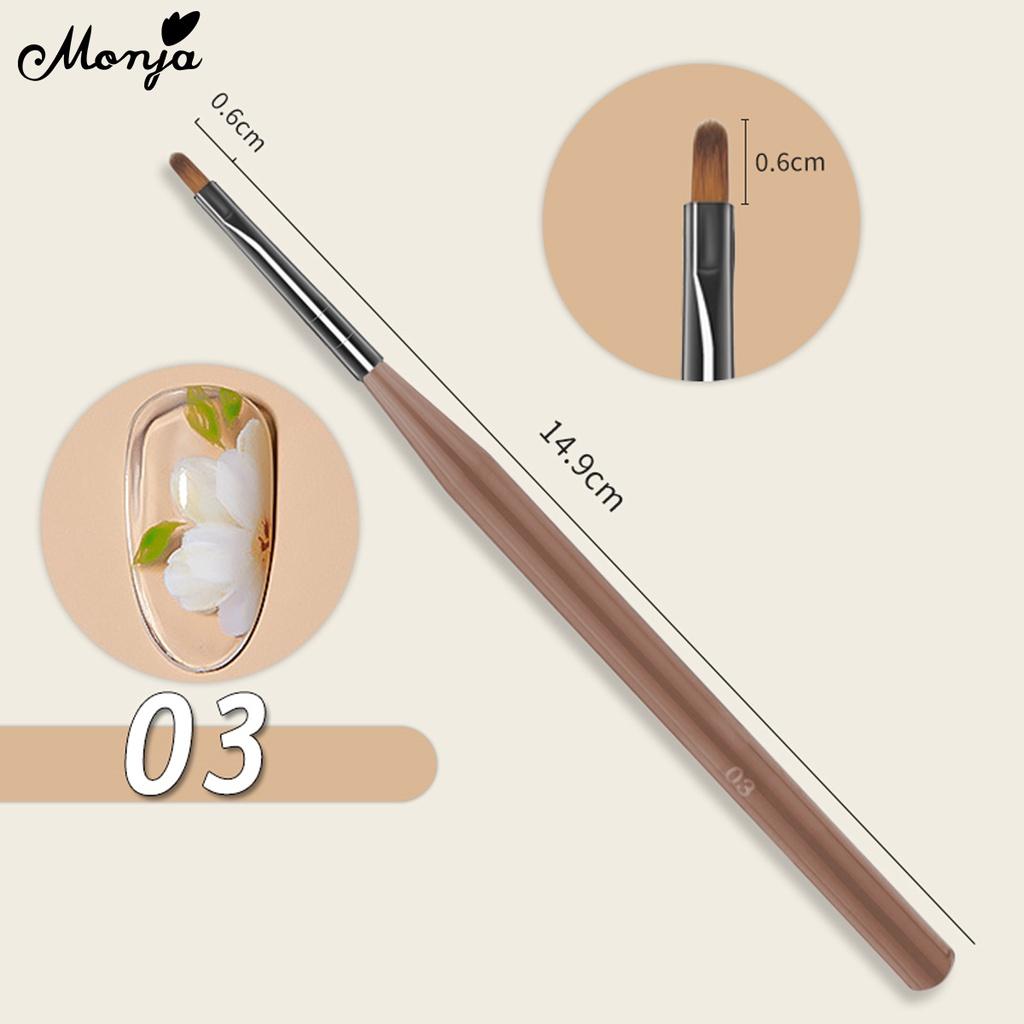 monja 5ml 12 barev Gel na malování nehtů UV lak Kreslení Černá Bílá Salonní barvy Lak Semipermanentní Vylepšení Manikúra Design Nástroj