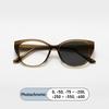 Fashion Vintage Brand Design Cat Eye Frame Reading Glasses Prescription Photochromic Anti Blue Light Women Hyperopia Eyeglass