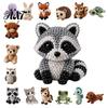 Kit Creativo Fai-da-te con Perline Animali, Piccolo Set Artigianale con Perline 3D, Kit Artistico Carino con Perline per Arredamento Casa per Principianti Adolescenti Adulti Sollievo dallo Stress