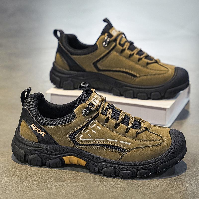 2025 Spring New Large Size Breathable Mesh Comfortable Men's Trendy Hiking Shoes Outdoor Casual Men's Models