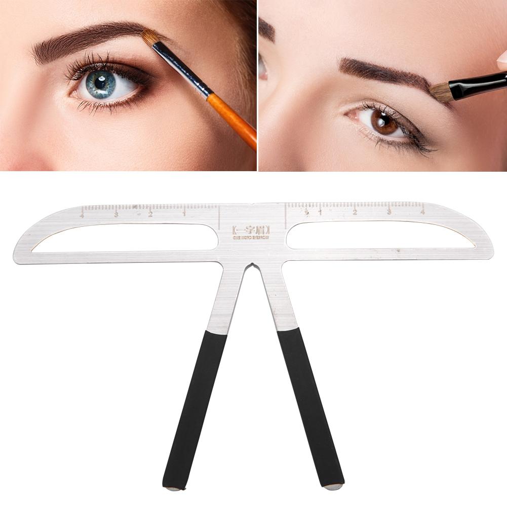 Tattoo Eyebrow Ruler Eyebrow Measure Balance Extension Ruler Shape Stencil 1#