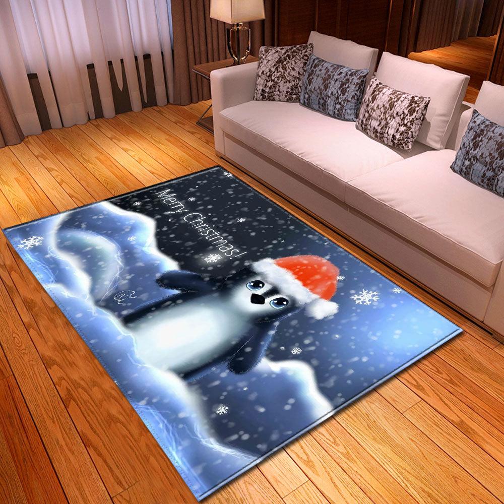 Christmas Living Room Floor Mat Bedroom Dining Room Carpet Carpet Doormat