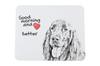 English Setter, Lawerack, Laverack I - Mouse Pad with Print, Personalized Dog-themed Mouse Pad, Unique Gadget for an Office Worker by Art-Dog Brand