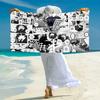 Japanese artist Koyoharu Gotouge's Demon Slayer beach towel, outdoor camping vacation swimming beach towel, outdoor absorbent bath towel blanket K17