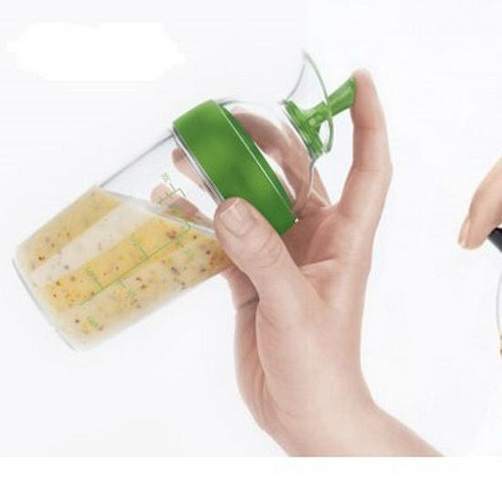 Oil Bottle with Measuring Scale for Kitchen Sauces & Seasoning чёрный