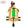 Universal 24V Electric Fuel Pump Low Pressure Bolt Fixing Wire Diesel Petrol HEP-02A For Car Carburetor Motorcycle ATV Gold