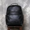 Vintage Rindsleder Rucksack Oberste Schicht Aus Echtem Leder Herren Hohe Kapazität Computer Rucksack Lässiger Geschäftsreise Rucksack