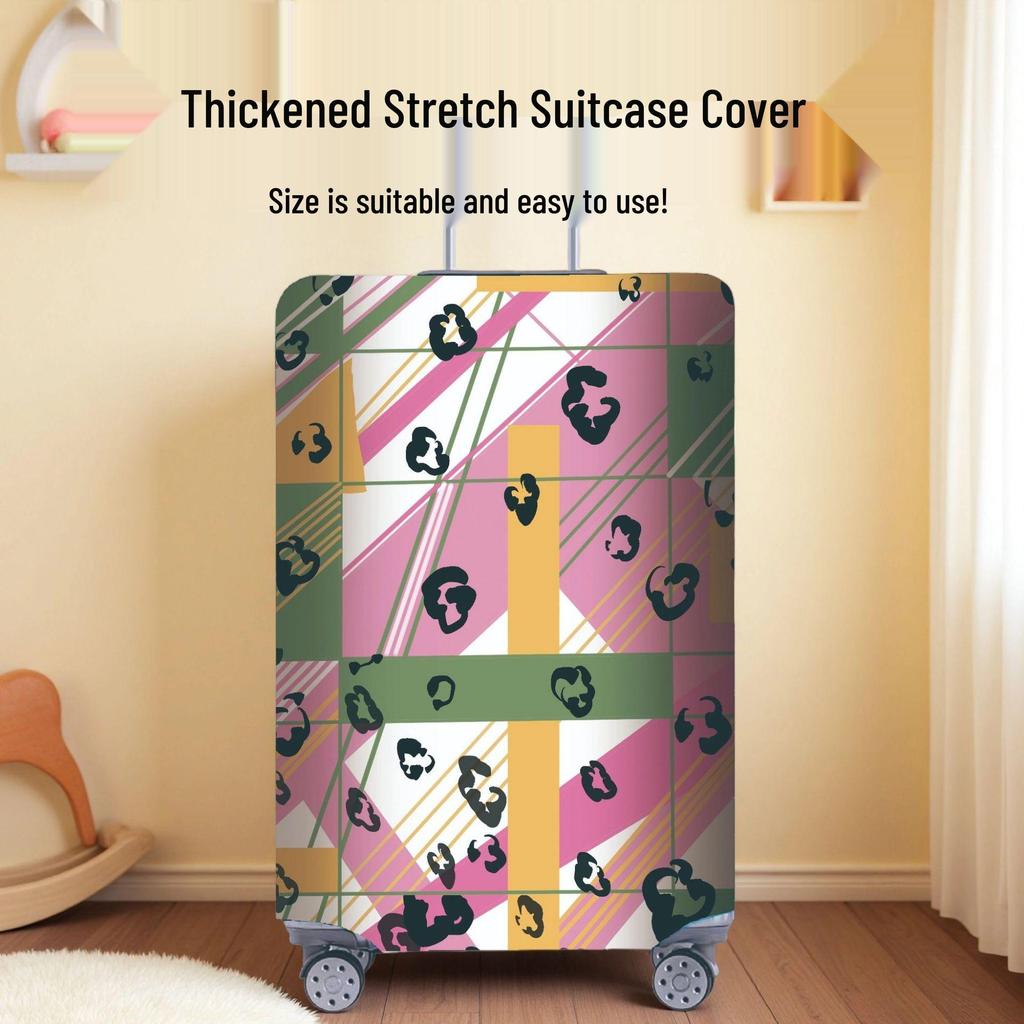 Kratz- und verschleißfeste bedruckte Gepäckschutzhülle: Dicke, elastische, staubdichte Hülle