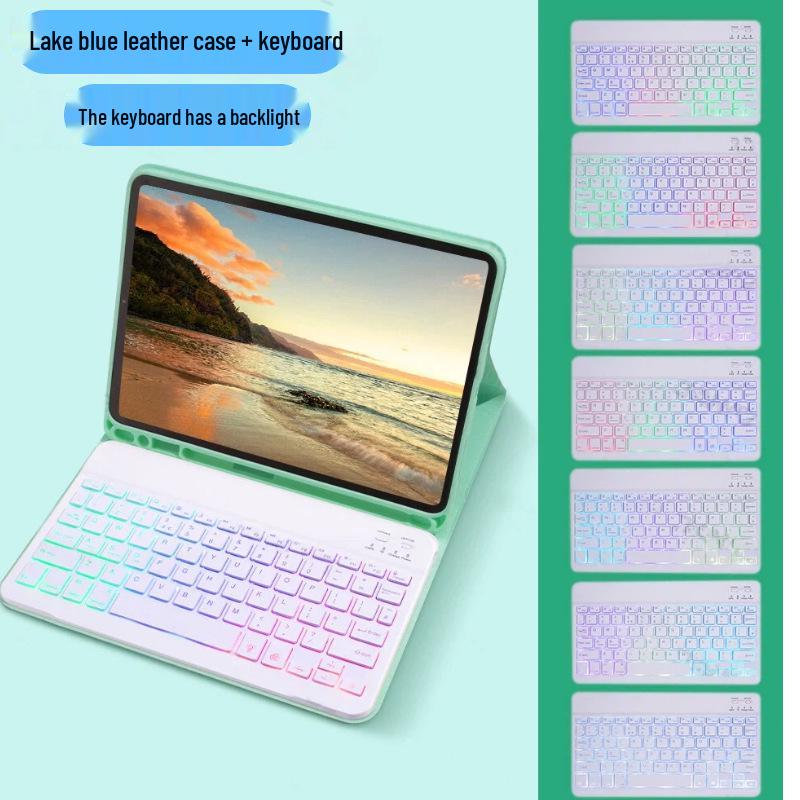 iPad 10th Gen Magnetic Protective Case with Backlit Keyboard & Pen Slot