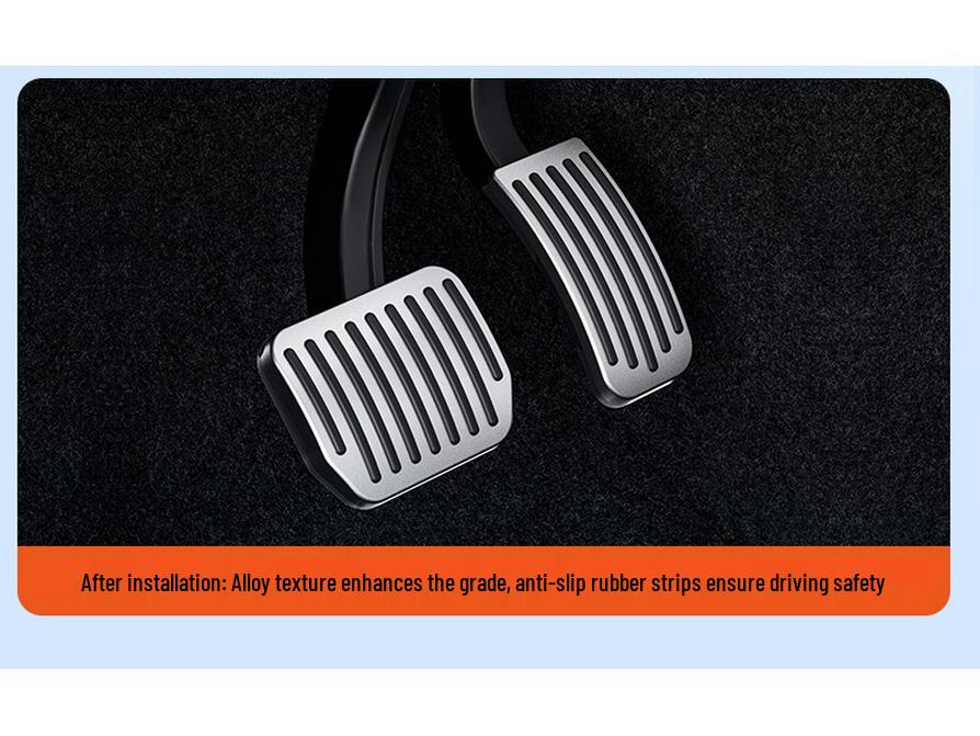 Aluminum Alloy Throttle Brake Pedal Decorations for Tesla Model Y/3 Refresh Accessories