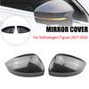 For Volkswagen Tiguan 2017 2018   ABS Car Rearview Side Mirror Cover Wing Cap Exterior Door Trim Replacement Parts