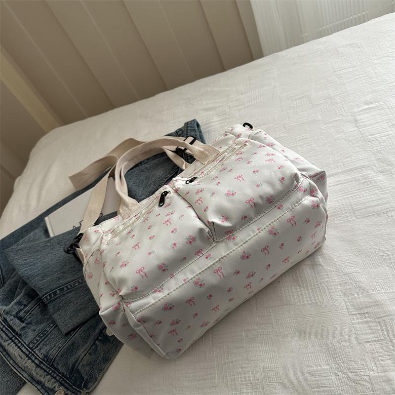 Printed Large Capacity Casual Commute Tote Shoulder Bag