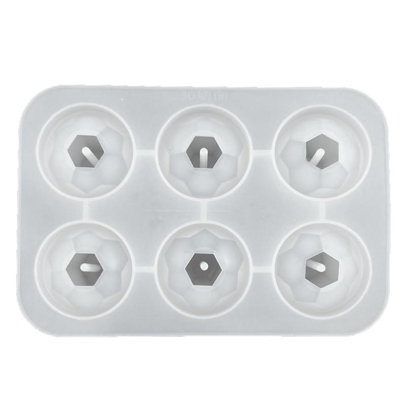 Silicone Mold Set Bracelet Bead Pendant Resin Mold with Hole DIY Necklace Bracelet Jewelry Making 20/25/30mm Bead Mold