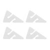 4Pcs   Dive Line   Marker Wreck Cave Dive   Line   Marker ABS   Shape   Rope Indicator for Techical Cave Diving Diver
