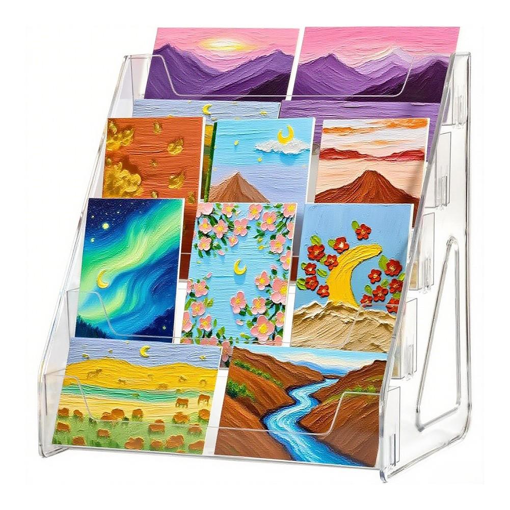 5-ярусная витрина Акриловая витрина для карт Органайзер для карт one