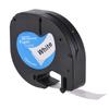 Labeling Label Tape 91200 Self Adhesive Refills Black Print On White Paper 1 2 Inch * 13 Feet 12mm * 4m for DYMO LT
