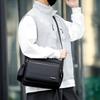 Minimalist Men's Shoulder Bag Large Capacity Durable Men's Crossbody Bag Waterproof Nylon Multi-Compartment Casual Men's Bag