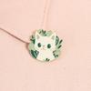 Forest System Plant Cat Enamel Pin Gentle Healing Cat Brooch Minimalist Animals Lapel Badges Gifts For Friends