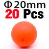 MNFT 20Pcs Foam Floats Ball Beads Pompano Float Bottom Rig Rigging Material for Saltwater Freshwater Fishing Fake Bait