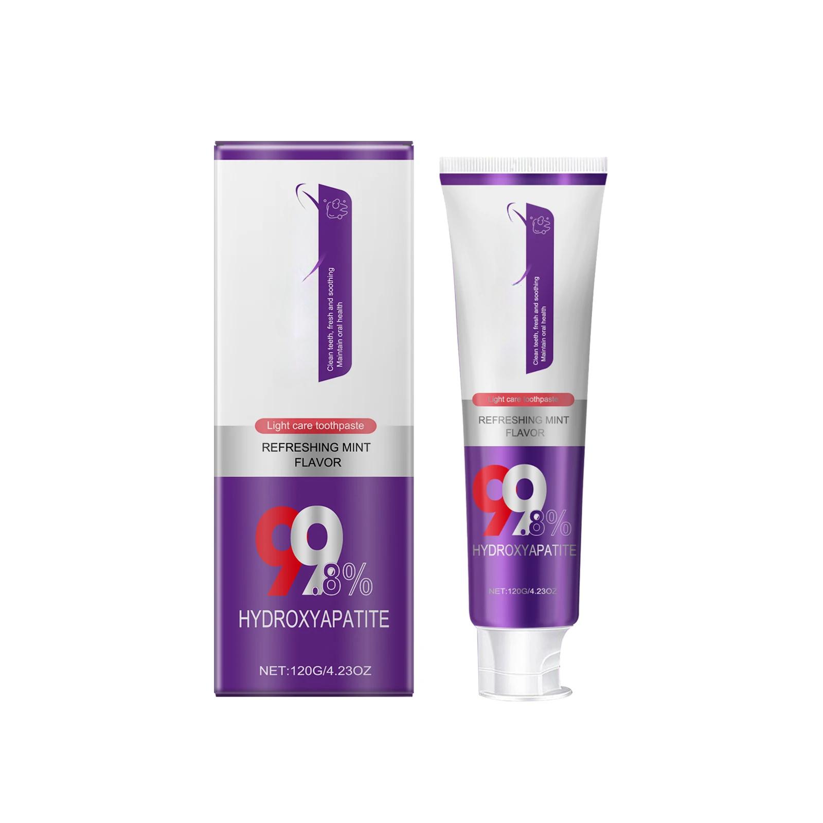 

120 г Отбеливающая зубная паста Уменьшает желтизну Защищает зубную эмаль Свежее дыхание Очищение полости рта Уход за зубами и деснами Зубная паста 1PC