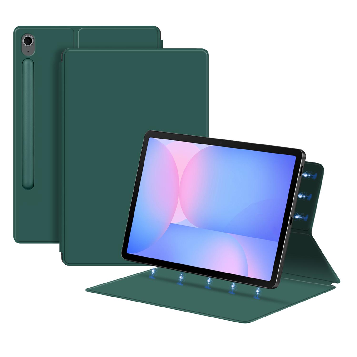 

Для Samsung Galaxy Tab S10 FE Чохол-підставка Магнітна шкіряна обкладинка для планшета з функцією автосну/пробудження A