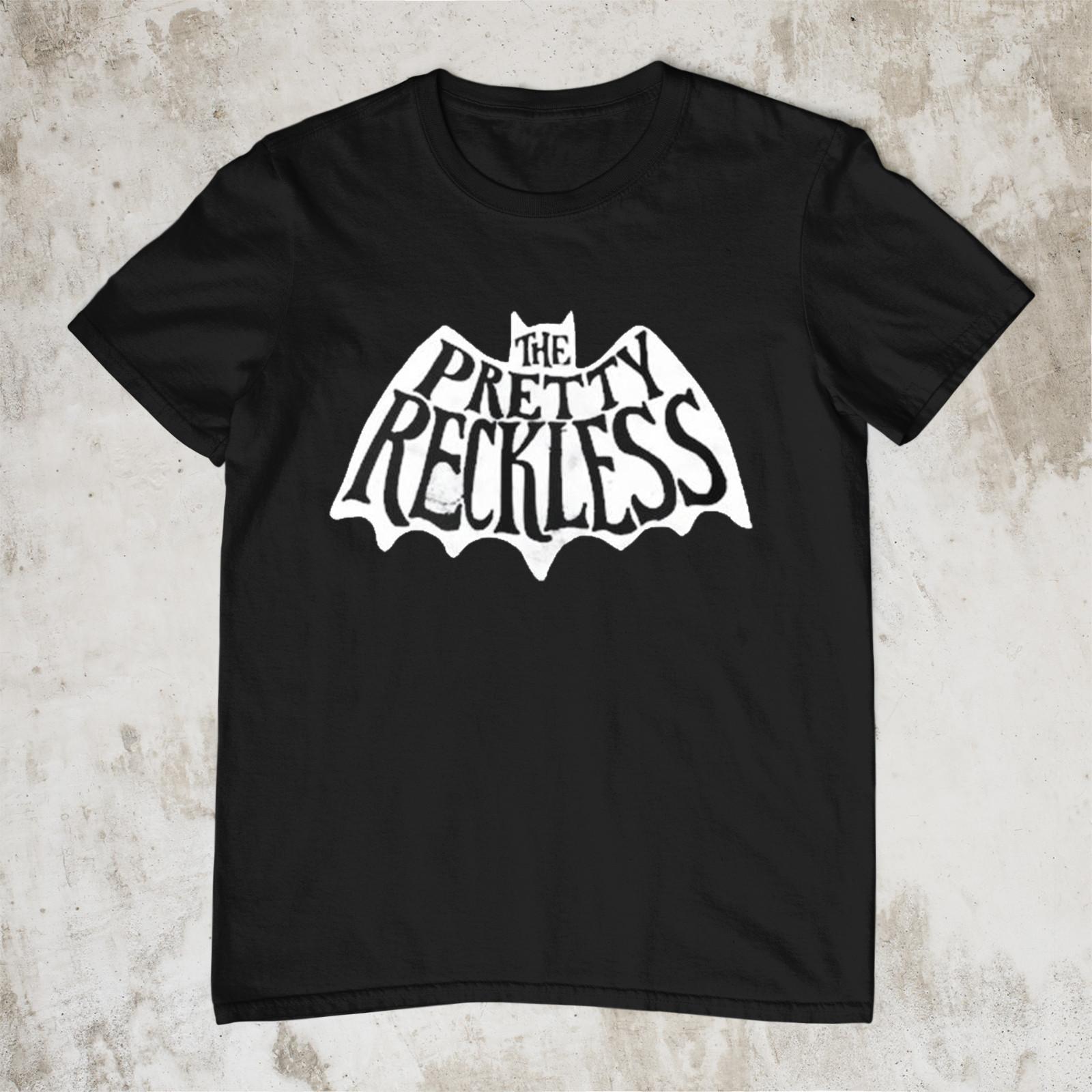 THE PRETTY RECKLESS Band Logo Classic Short Sleeve Black All Size Shirt AE48 S