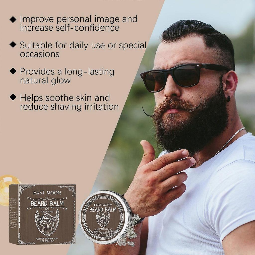 Cedarwood Beard Care Wax Contains Beeswax, Cedarwood Oil, And Coconut Oil