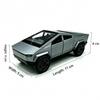 1:36 Pickup Truck Diecast Alloy Vehicle Model, Pull Back Simulation Toy With 3 Openable Doors, Desktop Collection Ornament,