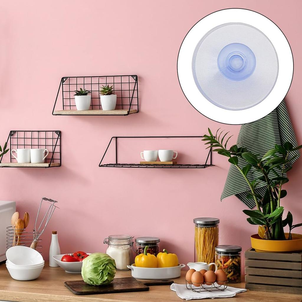 15 Pcs 0.8 Inch Suction Cups, 20mm Glass Suction Pads, Clear PVC Plastic Sucker Pads Without Hook, Super Strong Suction Power Holder for Glass